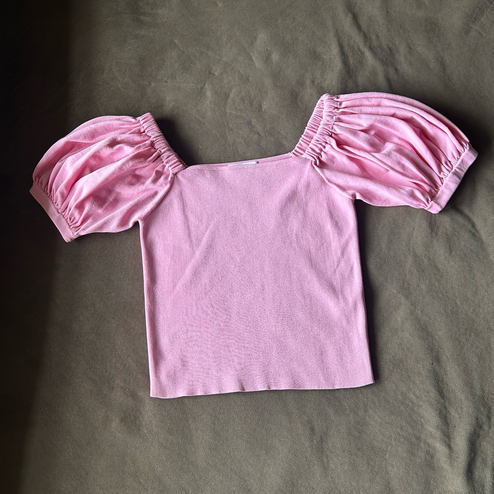 GREY LAB Blush Pink Knit Top